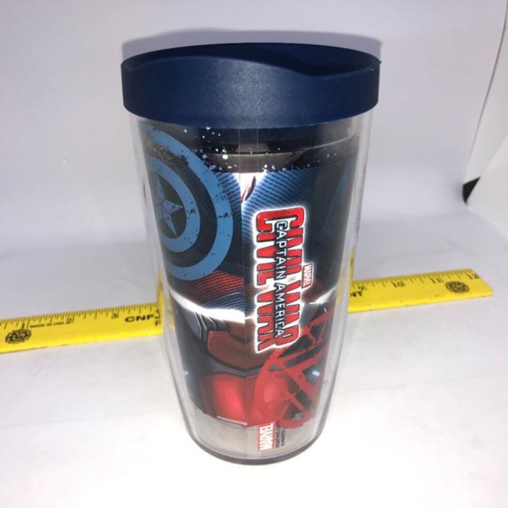 Tervis Tumbler Marvel Civil War Captain America‎ 16oz